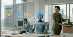 Especialista en IA CRO Growth analizando métricas de conversión en 2026